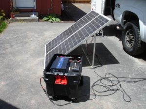 SolSolutions Inc. offers portable solar-powered generators.