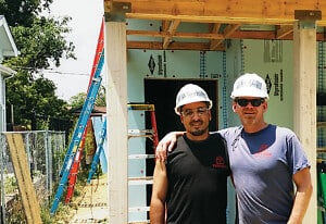 Tuff Shed’s VP of Marketing, Phillip Worth, and its Home Depot Program Manager, Miguel Tena