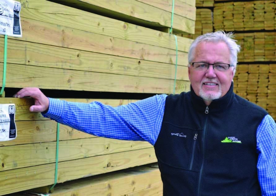 Mo Lunsford of Union Grove Lumber is confident demand for sheds will continue to grow.