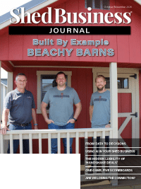 Shed Business Journal October/November 2026 issue cover